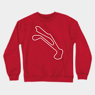 Barber Motorsports Park [outline] Crewneck Sweatshirt